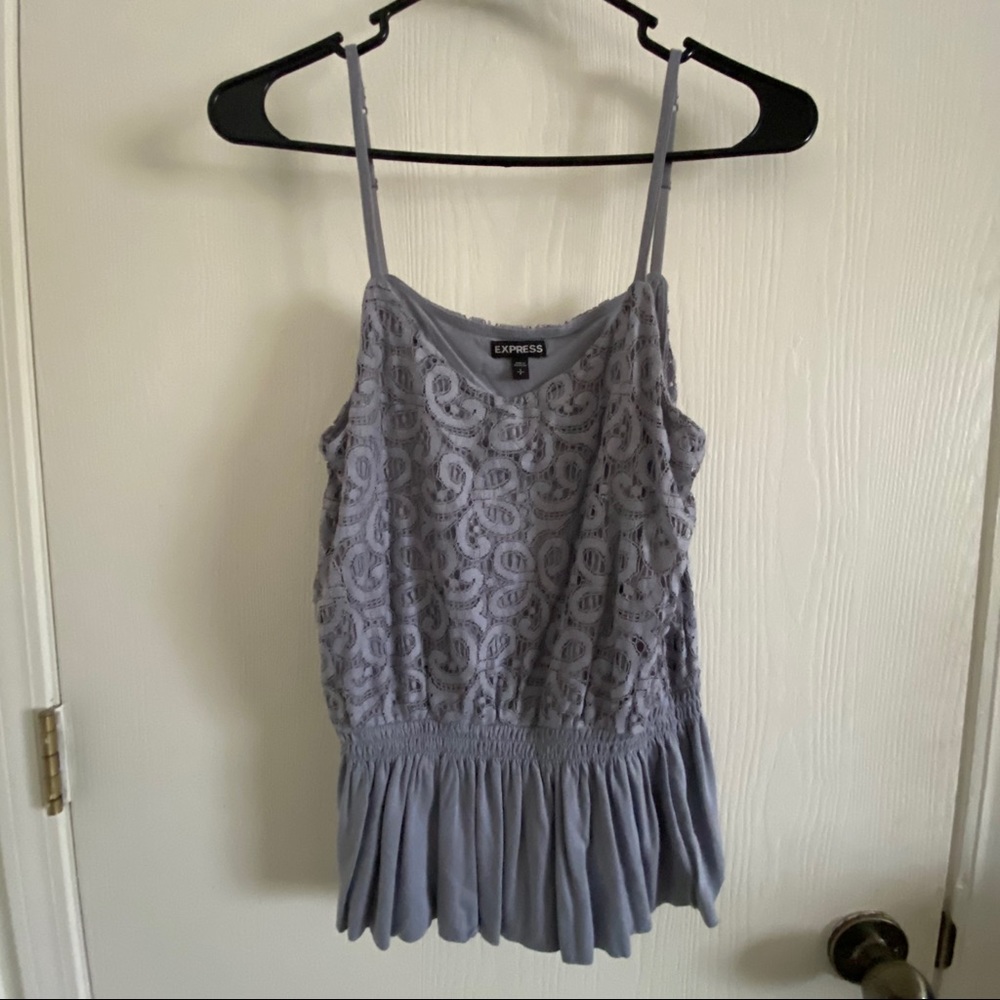 Express lacey top